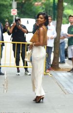 GABRIELLE UNION Arrives at The View Studios in New York 06/14/2023