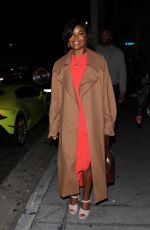 GABRIELLE UNION Leaves Fleur Room Lounge in West Hollywood 06/11/2023
