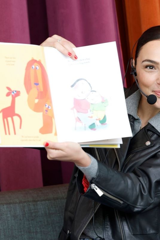 GAL GADOT Giving a Reading for K.A.M.P. at Hammer Museum in Los Angeles 05/21/2023