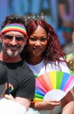 GARCELLE BEAUVAIS at 2023 WeHo Pride Parade in West Hollywood 06/04/2023