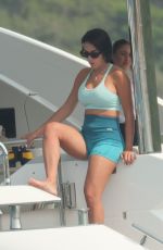 GEORGINA RODRIGUEZ and Cristiano Ronaldo at a Yacht in Sardinia 06/28/2023