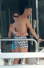 GEORGINA RODRIGUEZ and Cristiano Ronaldo at a Yacht in Sardinia 06/28/2023