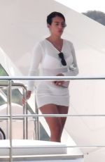 GEORGINA RODRIGUEZ in Bikini at a Yacht with Friends in Sardinia 06/24/2023