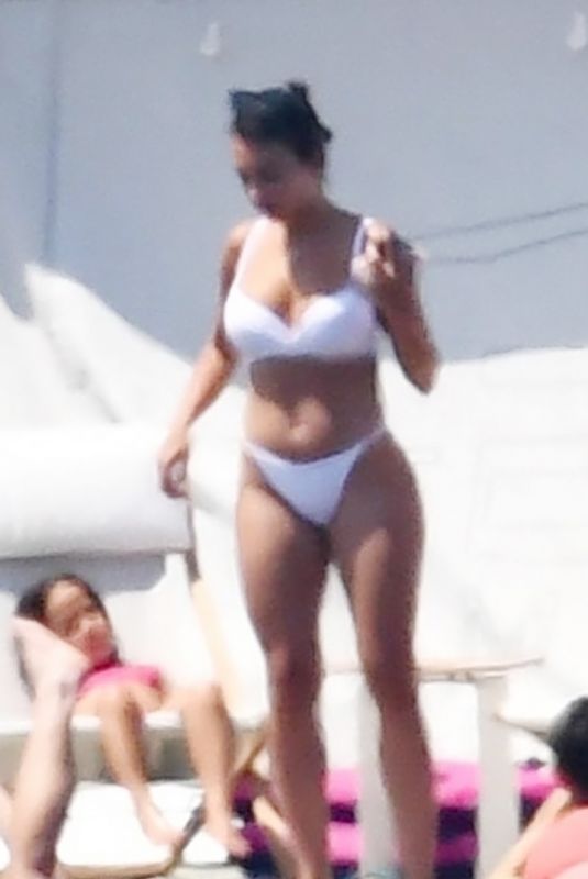 GEORGINA RODRIGUEZ in Bikini at a Yacht with Friends in Sardinia 06/24/2023