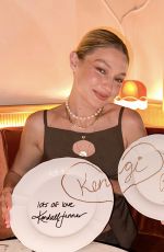GIGI HADID and KENDALL JENNER at Siena Restaurant in Paris 06/26/2023