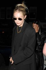 GIGI HADID Arrive at Chiltern Firehouse in London 06/06/2023
