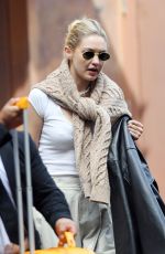 GIGI HADID Leaves Her Apartment in New York 06/26/2023
