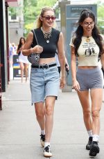 GIGI HADID Out with Friend in New York 06/25/2023