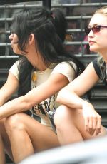 GIGI HADID Out with Friend in New York 06/25/2023