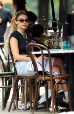 GIGI HADID Out with Friend in New York 06/25/2023