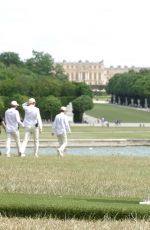 GIGI HADID Walks Runway at Le Chouchou Jacquemus Fashion Show at Chateau de Versailles 06/26/2023