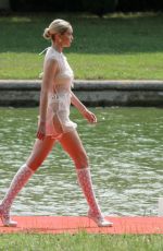 GIGI HADID Walks Runway at Le Chouchou Jacquemus Fashion Show at Chateau de Versailles 06/26/2023