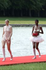 GIGI HADID Walks Runway at Le Chouchou Jacquemus Fashion Show at Chateau de Versailles 06/26/2023