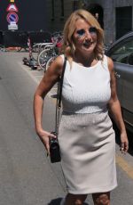 GIO JO SQUILLO Arrives at Giorgio Armani Fashion Show in Milan 06/19/2023