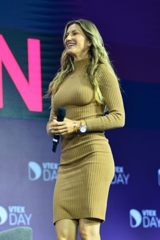 GISELE BUNDCHEN Speaks at Vtex Day in Sao Paulo 06/05/2023
