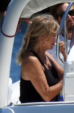 GOLDIE HAWN on acation at Skiathos Island in Greece 06/14/2023