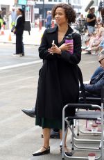 GUGU MBATHA-RAW on the Set of Surface in London 06/17/2023