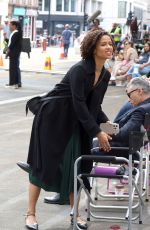 GUGU MBATHA-RAW on the Set of Surface in London 06/17/2023