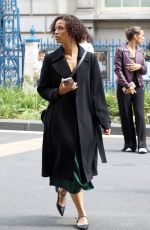 GUGU MBATHA-RAW on the Set of Surface in London 06/17/2023