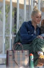 GWEN STEFANI and Blake Shelton Share a Kiss on Football Field in Los Angeles 06/04/2023