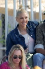 GWEN STEFANI and Blake Shelton Share a Kiss on Football Field in Los Angeles 06/04/2023