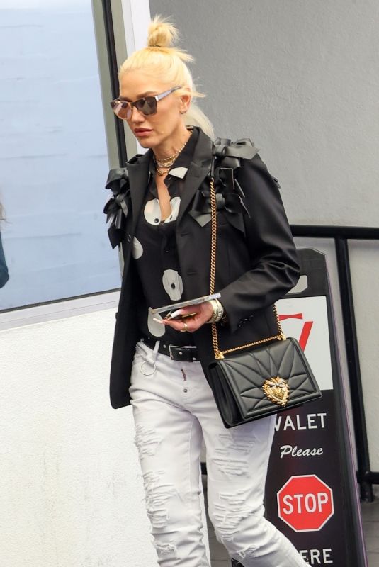 GWEN STEFANI Out for Lunch at E. Baldi in Beverly Hills 06/08/2023
