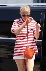 GWYNETH PALTROW Out fopr Lunch with Her Former Husband, Chris Martin and son Moses at Bar Luce in Milan 06/26/2023