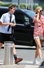 GWYNETH PALTROW Out fopr Lunch with Her Former Husband, Chris Martin and son Moses at Bar Luce in Milan 06/26/2023