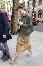 HAILEE STEINFELD Leaves BBC Radio 2 in London 06/02/2023