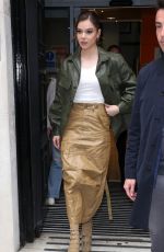 HAILEE STEINFELD Leaves BBC Radio 2 in London 06/02/2023