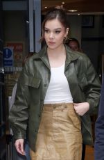 HAILEE STEINFELD Leaves BBC Radio 2 in London 06/02/2023