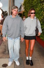 HAILEY and Justin BIEBER Out for Dinner at Giorgio Baldi in Santa Monica 06/29/2023
