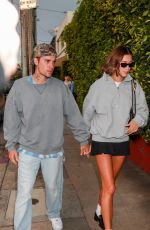 HAILEY and Justin BIEBER Out for Dinner at Giorgio Baldi in Santa Monica 06/29/2023