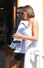 HAILEY BIEBER and JUSTINE SKYE Out for Coffee in West Hollywood 06/22/2023