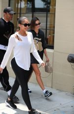 HAILEY BIEBER and LORI HARVEY Arrives at Great White in Los Angeles 06/13/2023