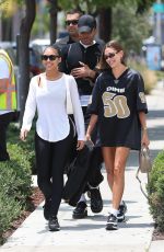 HAILEY BIEBER and LORI HARVEY Arrives at Great White in Los Angeles 06/13/2023
