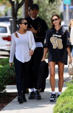 HAILEY BIEBER and LORI HARVEY Arrives at Great White in Los Angeles 06/13/2023