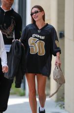 HAILEY BIEBER and LORI HARVEY Arrives at Great White in Los Angeles 06/13/2023