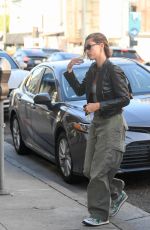 HAILEY BIEBER Out for Dinner at a Sushi Bar in Los Angeles 06/21/2023