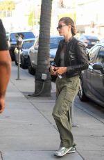 HAILEY BIEBER Out for Dinner at a Sushi Bar in Los Angeles 06/21/2023