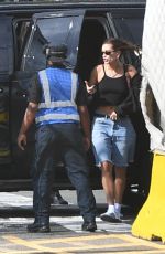 HAILEY BIEBER Takes a Helicopter Out of Manhattan 06/18/2023