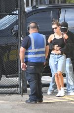 HAILEY BIEBER Takes a Helicopter Out of Manhattan 06/18/2023