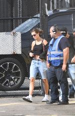 HAILEY BIEBER Takes a Helicopter Out of Manhattan 06/18/2023