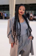 HALLE BAILEY art Ami Alexandre Mattiussi Menswear Spring/summer 2024 Show at Paris Fashion Week 06/22/2023