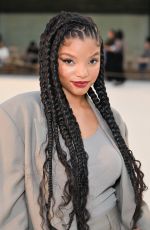 HALLE BAILEY art Ami Alexandre Mattiussi Menswear Spring/summer 2024 Show at Paris Fashion Week 06/22/2023