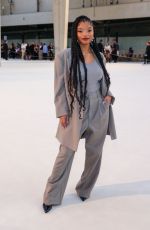 HALLE BAILEY art Ami Alexandre Mattiussi Menswear Spring/summer 2024 Show at Paris Fashion Week 06/22/2023