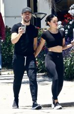 HAYLEY ERBERT and Derek Hough Out for Lunch in Studio City 06/18/2023