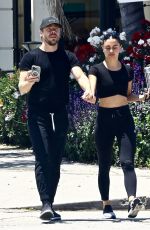 HAYLEY ERBERT and Derek Hough Out for Lunch in Studio City 06/18/2023