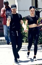 HAYLEY ERBERT and Derek Hough Out for Lunch in Studio City 06/18/2023
