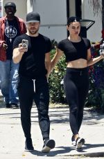 HAYLEY ERBERT and Derek Hough Out for Lunch in Studio City 06/18/2023